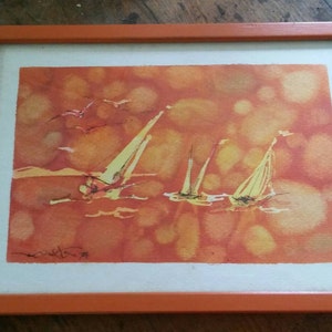 Set of Boat Paintings