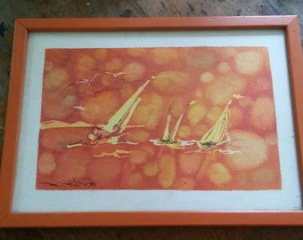 Set of Boat Paintings