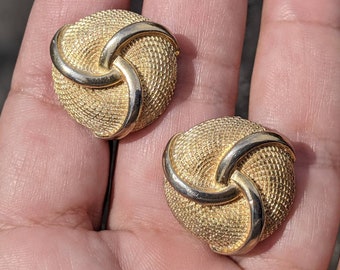 Gold Trifari Earrings