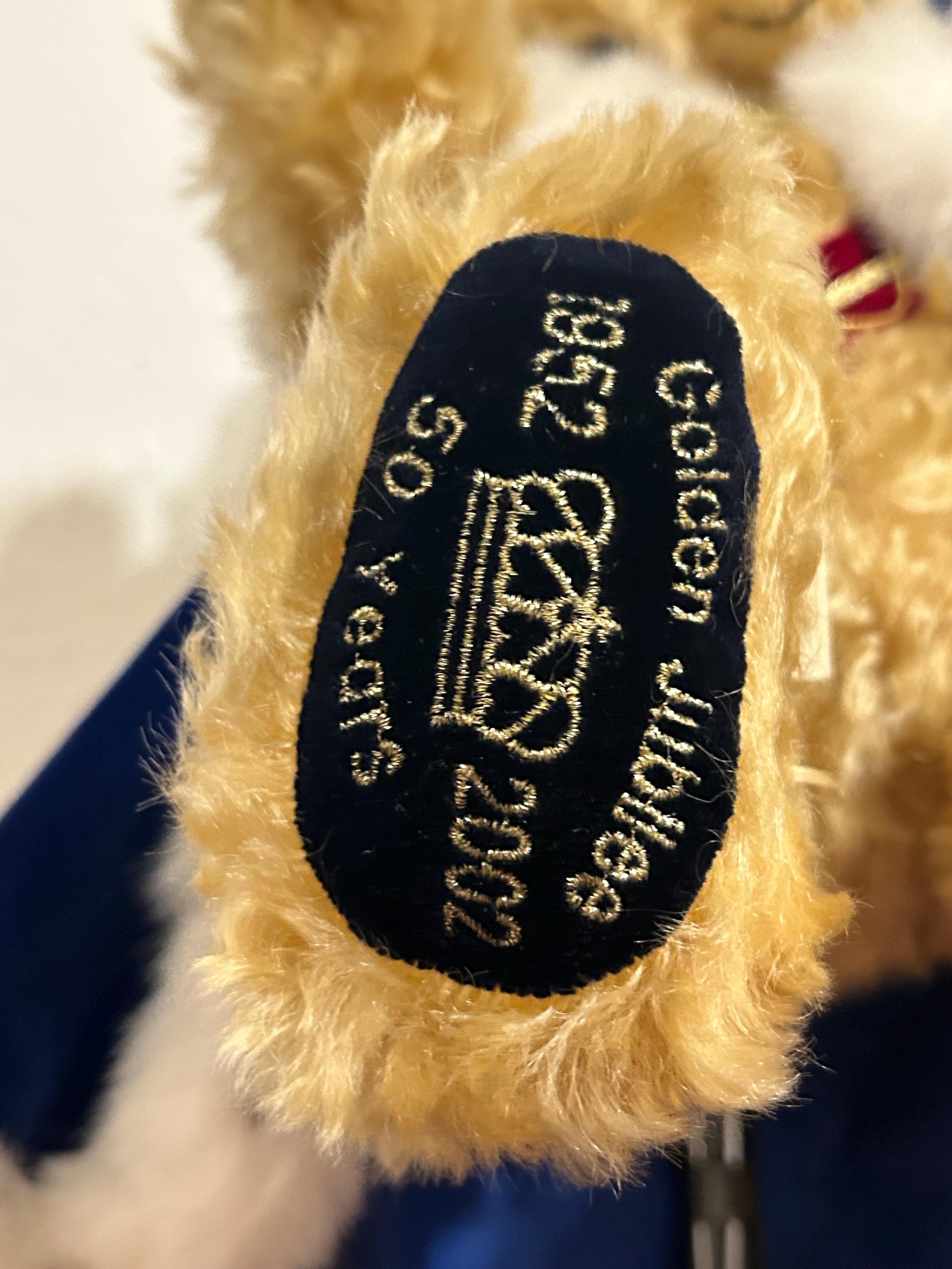Mohair Hermann Queen Elizabeth II Golden Jubilee Bear - Etsy