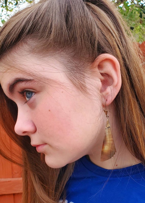 Sterling Abalone Earrings