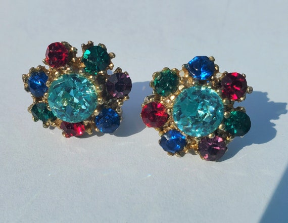 Vintage Crystal Earrings - image 1