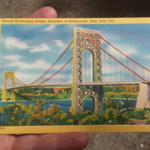 Carte postale Pont George Washington