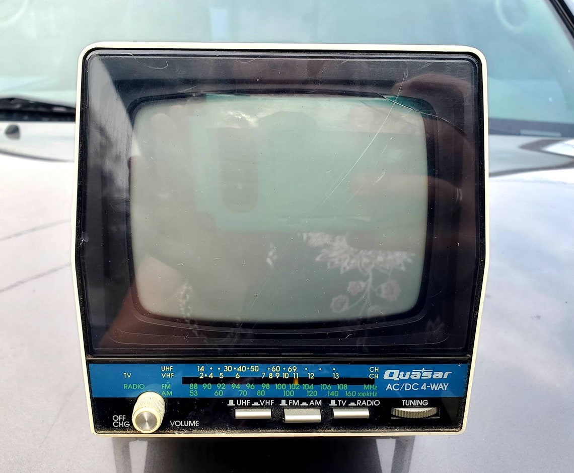 Vintage Quasar TV and Radio - Etsy