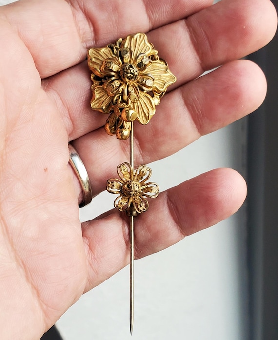 Miriam Haskell Style Stick Pin - image 1