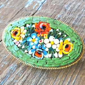 マイクロモザイクブローチ - Etsy 日本