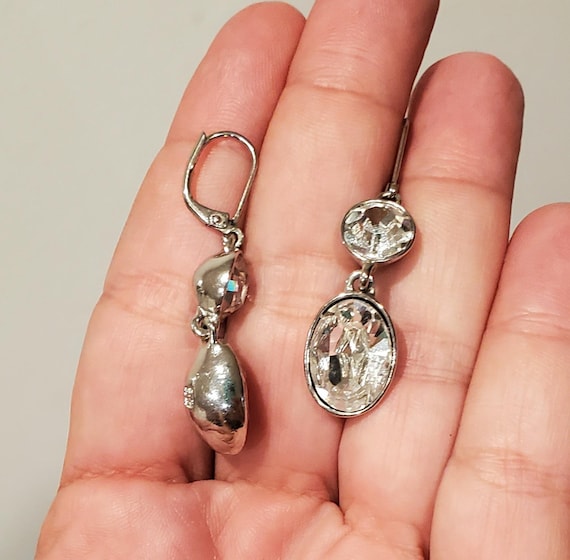 Givenchy Crystal Dangle Earrings - image 2