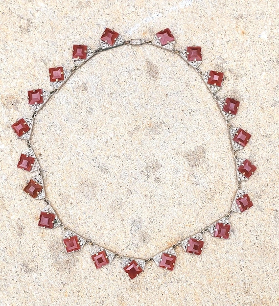 Art Deco Czech Choker