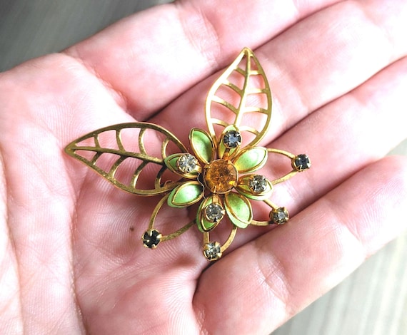 Flower Brooch - image 1