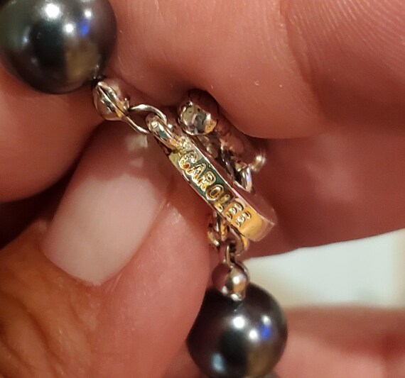 Carolee Glass Pearl Choker - image 4