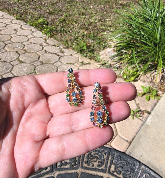 Unique Pastel Dangle Earrings - image 6