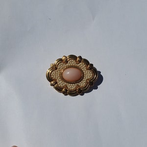 Pink and Pearl Brooch image 3