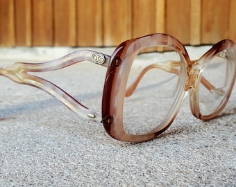 Vintage OLIVER GOLDSMITH BUDE Dark Tortoiseshell Sunglasses 90s