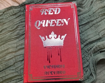 Red Queen Special Edition Rebind | Foiled Crown Hardcover | Fantasy Collector Book | Victoria Aveyard Inspired