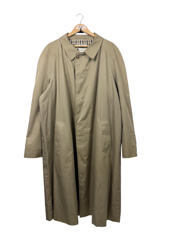 Aquascutum, Vintage Aquascutum Beige Trench Coat, Club Check Lined, Made in England