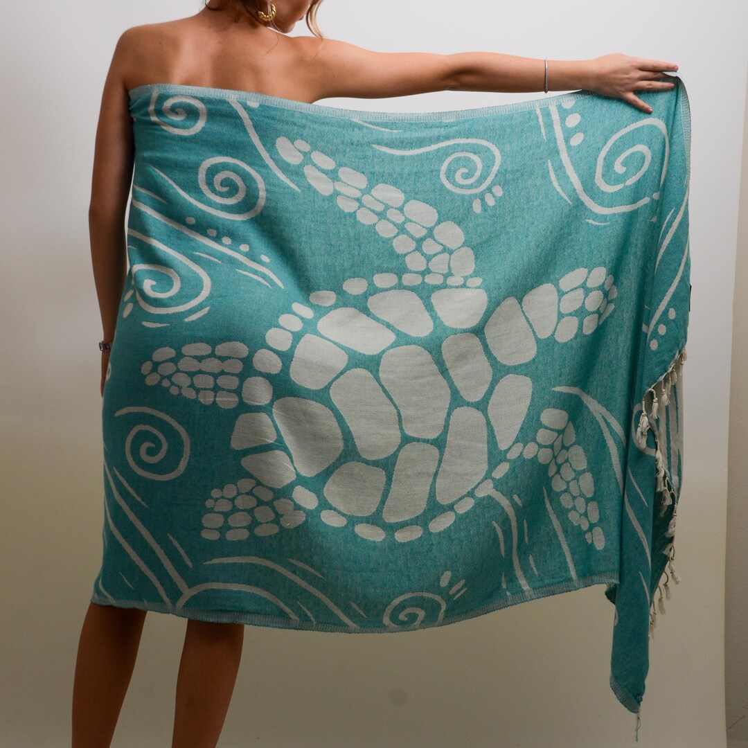 Turkish Peshtemal Beach Towel – Organic Cotton Hammam Towel ...