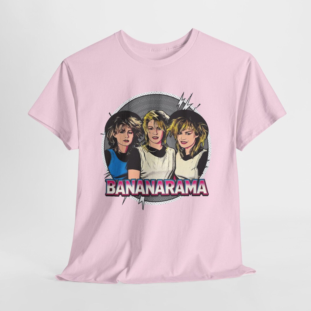 激レア！　80s　BANANARAMA　ヴィンテージ　Tシャツ Bananarama Band Tee | Retro 80s Pop Group Graphic T-shirt - Etsy