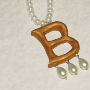 Anne Boleyn Style Letter Initial Bead Customizable Bead Only image 5