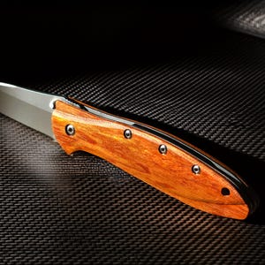Kershaw Leek Custom Exotic Hardwood Scales (Liner Lock Version Only)
