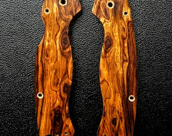 Spyderco Paramilitary 2 Scales - Custom Exotic Hardwood