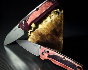 Kershaw Bel Air XL Exotic Hardwood Custom Scales