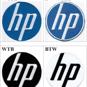 HP（ヒューレット・パッカード）コンピューターバッジ アイロン接着刺繍ワッペン