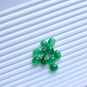 Beryll Smaragd Stein cabochon, loser Edelstein für Ring, Ohrringe & Halskette, Gewicht 38.40 CRT