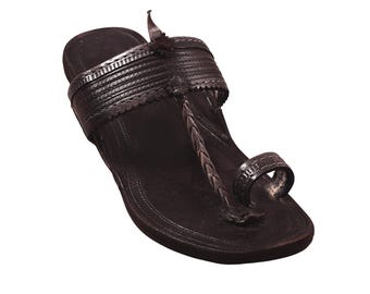 Indiase vrouwen Kolhapuri Chappl Punjabi Jutti zwarte schoenen Mojari Khussas Indiase schoenen Pakistaanse schoenen dames instappers platte slipper meisjessandaal