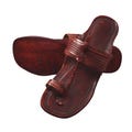 indian women kolhapuri chappal punjabi jutti Brown shoes mojari indian shoes pakistani shoes Women's slip on Handcrafted Leather slipper product logo