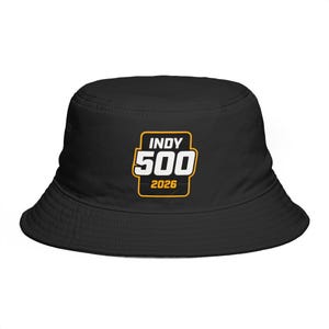 Indy 500 2026 Logo Bucket Hat | Racing Patch, Motorsports