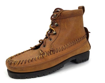 brown ralph lauren boots