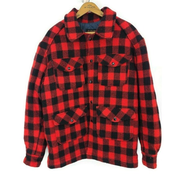red and black lumberjack jacket mens