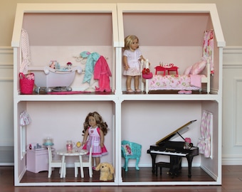 Puppenhaus-Pläne für American Girl oder 18-Zoll-Puppen - Ein-Raum-Modul - NICHT TATSÄCHLICHES HAUS