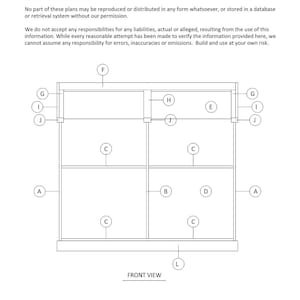 Doll House Plans for American Girl or 18 inch dolls 4 Room NOT ACTUAL HOUSE image 3