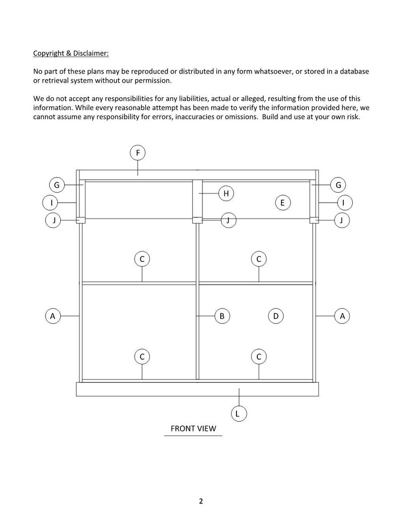 Doll House Plans for American Girl or 18 inch dolls 4 Room NOT ACTUAL HOUSE image 3