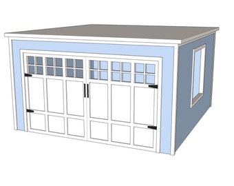 Doll Garage Plans for American Girl or 18 inch dolls - NOT ACTUAL GARAGE