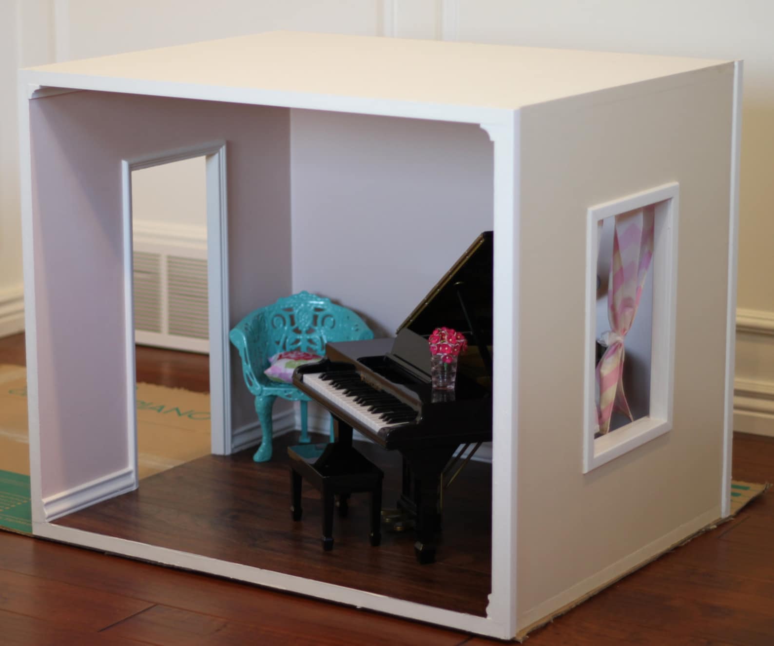 Doll House Plans for American Girl or 18 Inch Dolls One Room Etsy