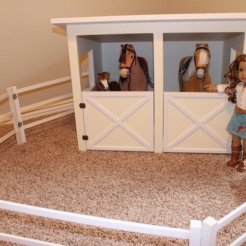 Doll Horse Stable and Fence Plans for American Girl or 18 Inch Etsy