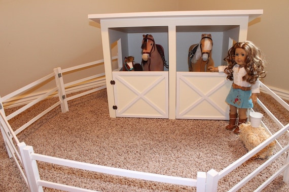 american girl doll horse stable