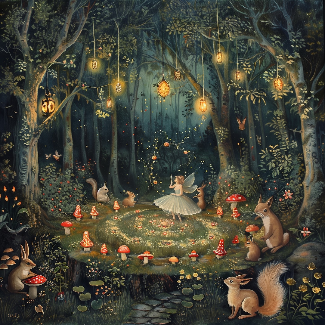 Forest Fairy Ring Jigsaw Enchanted Woodland Art 252/520 Piece Puzzle