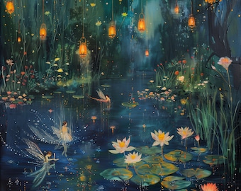 Water Fairy Puzzle 252/520 Piece Jigsaw Whimsical Magical Nature DIY Art