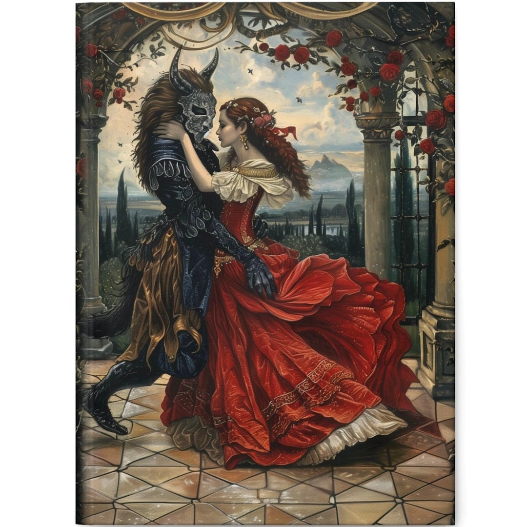 Beauty and the Beast Fairy Tale Journal: Renaissance Fantasy Art Lined ...
