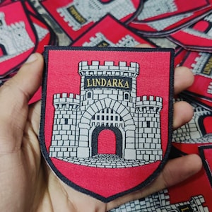 Naszywka z PVC, wodoodporna naszywka taktyczna, wojskowa, z logo