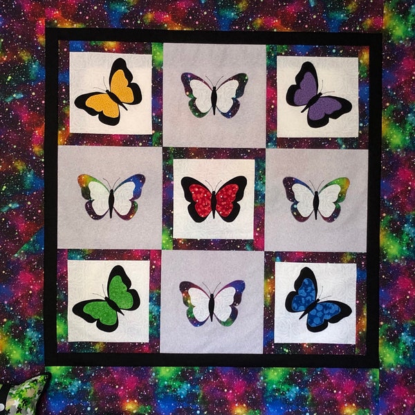 Bright Butterflies Quilt Pattern