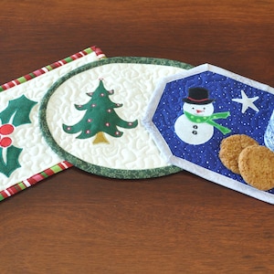 Christmas Mug Rug Pattern