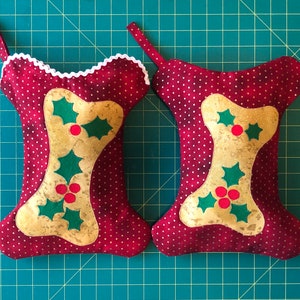 Modèle de bas de Noël pour chien