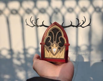 ハズビンホテル アラスターラジオ Bluetooth スピーカー | ラジオデーモン風 3D プリント デスクトップ装飾ギフト