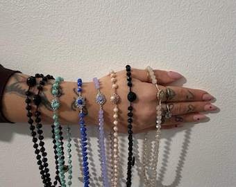 collana girocollo con pietre natutali