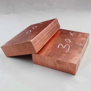 Solid Copper Block 20×30×50 mm – Pure Copper Plate for Heatsink, Electrode, Anode, CNC & DIY Projects
