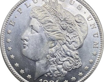 1881-S Morgan-stil Kopparnickelpläterad Silvermyntreplika – Dekorativt samlarobjekt (3-pack)